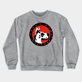 Great Dane Records - Distressed Crewneck Sweatshirt